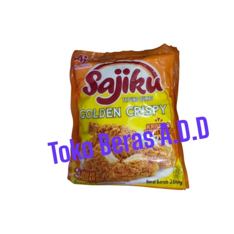 

Sajiku Tepung Bumbu Golden Crispy 200gr