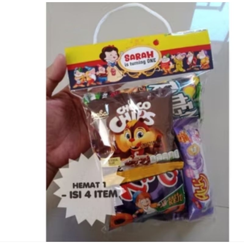 

Paket bingkisan snack ultah natal aqiqoh khitan sunat sunatan murah meriah hampers (free custom stiker)