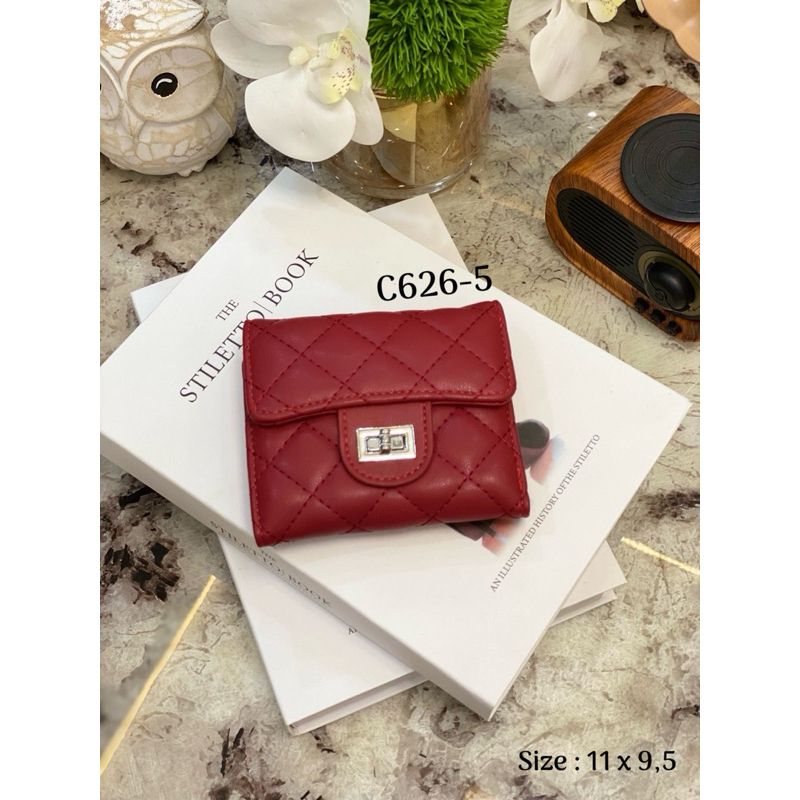 Dompet Lipat Wanita Dompet Kulit Dompet Lipat Import