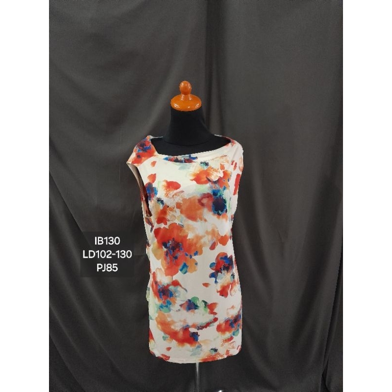 Atasan Poly Melar Motif Motif Cerah IB130