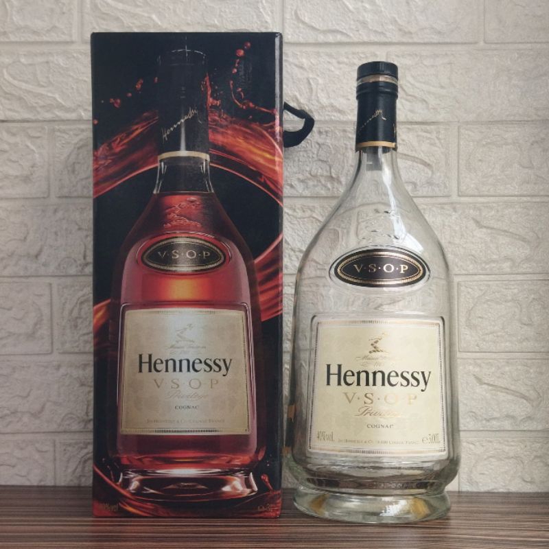 Botol Kosong Hennessy Vsop + Box 3Liter