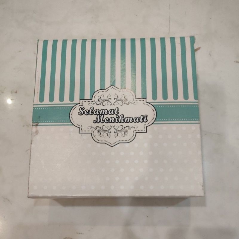 

10 Pcs Dus Nasi/Catering Simpack model lem Duplek (18x18x7 cm)