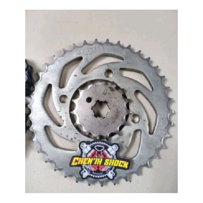 Gir Satu Set Gear Yamaha Rx King Vixion Cbr Original Copotan Seken