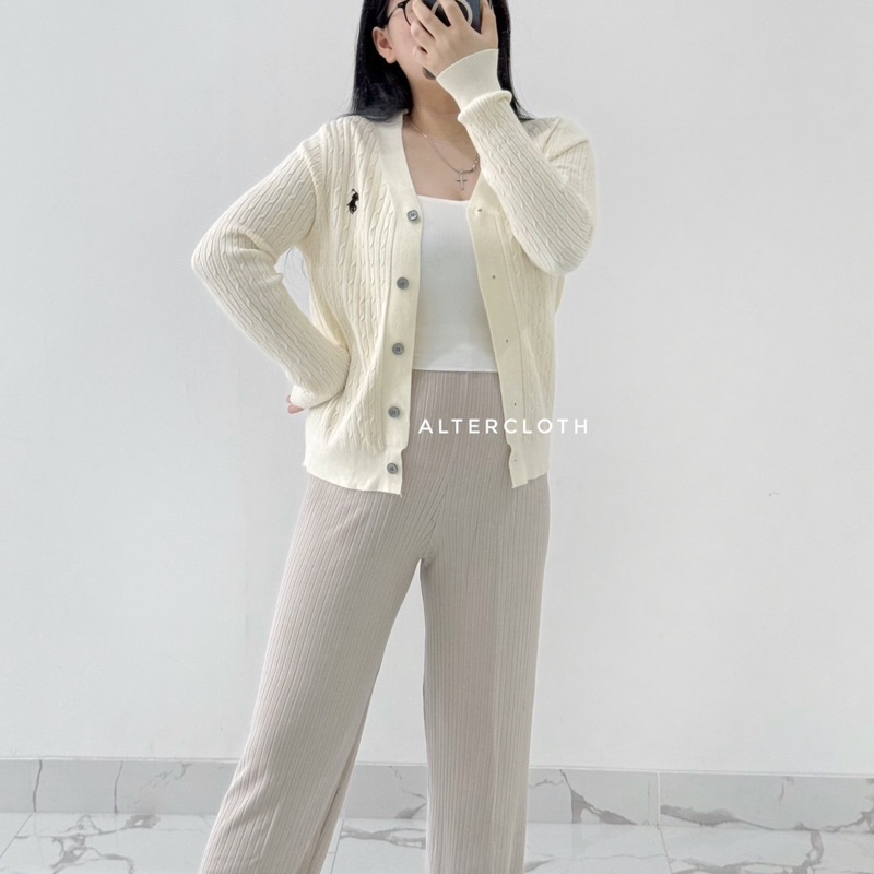 DYA369 alter.cloth - OZZO CARDI Atasan nita Lengan Panjang Longsleeve Kardigan Korea Fashion