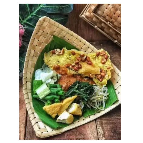 PINCUK BAMBU PINCUK PECEL PIRING PECEL BAMBU ANYAMAN BAMBU  PIRING TRADISIONAL SATUAN