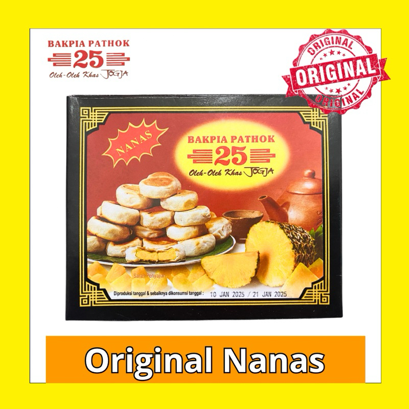 

Bakpia Pathok 25 Nanas Original