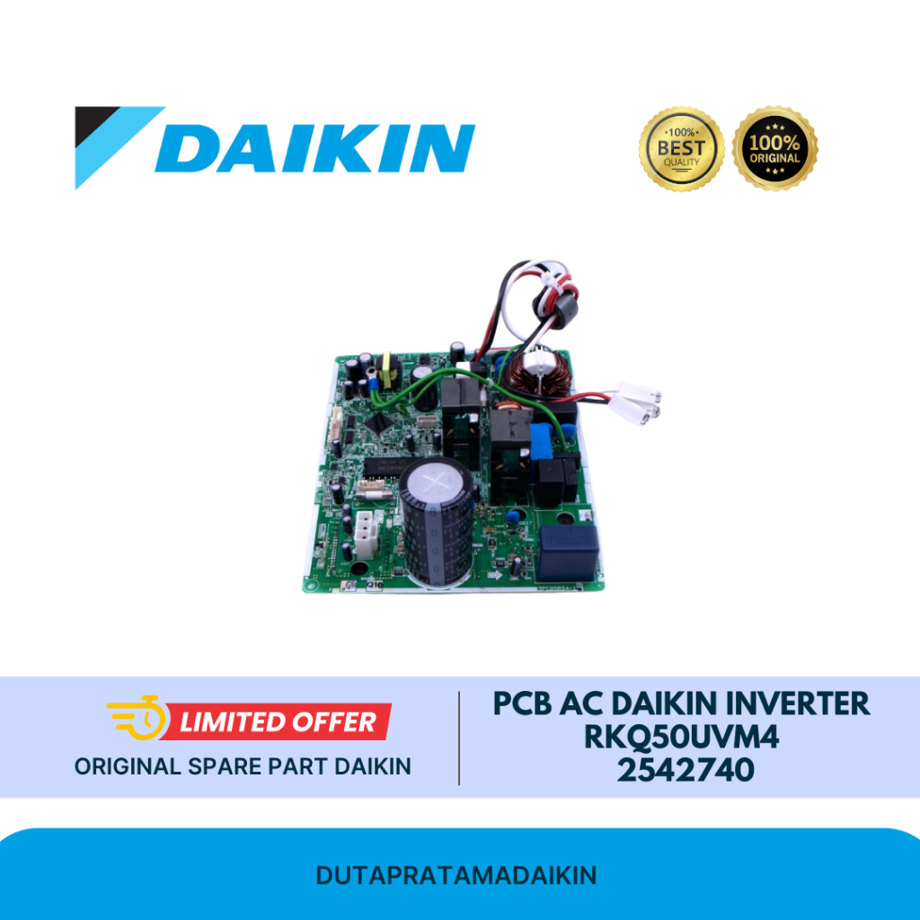 PCB AC DAIKIN INVERTER p/n 2542740 RKQ50UVM4 ORIGINAL