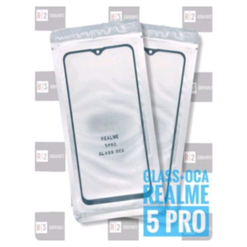 KACA LCD KACA DEPAN KACA TOUCHSCREEN + LEM OCA REALME 3 PRO / REALME 5 PRO