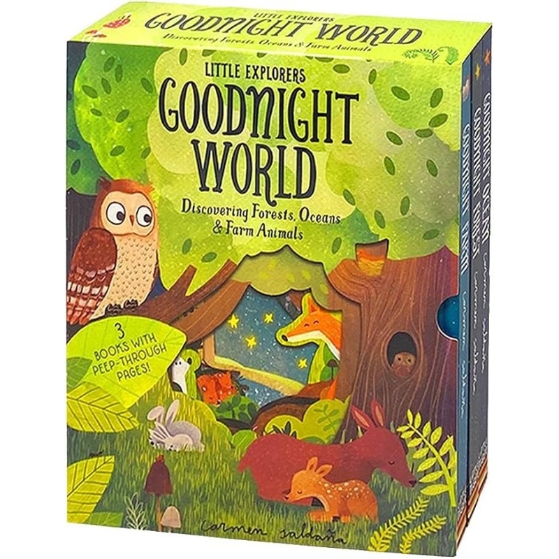Goodnight World Little Explorers: Discovering Forests & Farm Animals