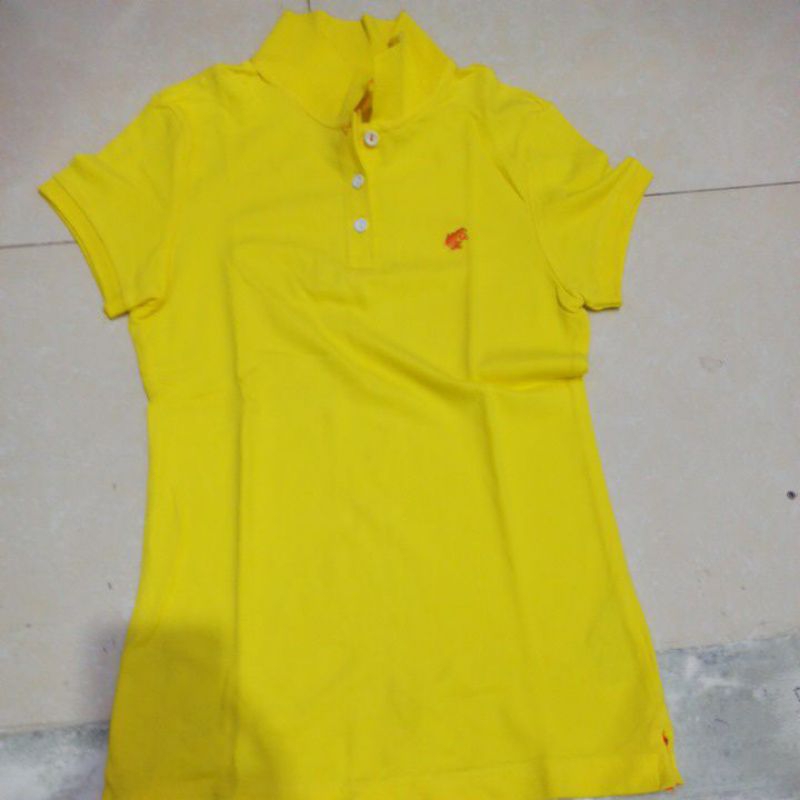 preloved baju atasan kaos wanita kuning