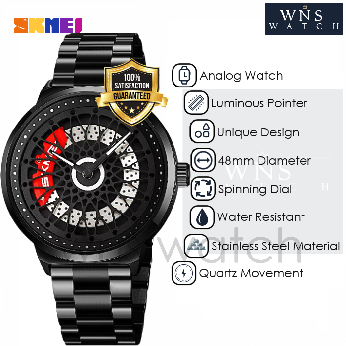 [LIMITED] Jam Tangan Rantai Analog Pria Original Sporty Unique Creative Luminous Wristwatch Model Ka