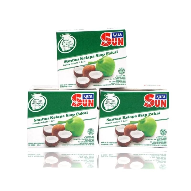 

Sun Kara Santan Kelapa 200ml