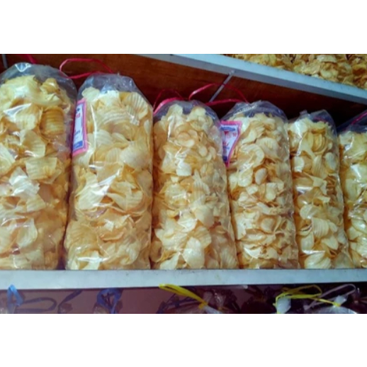 

Keripik Singkong Original 1Kilogram Keripik Singkong Asin Gurih Renyah Isi 1kg cemilan snack