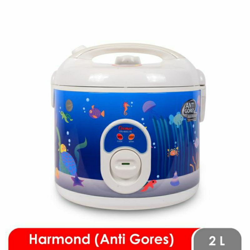 Penanak Nasi Cosmos Harmond - Penanak nasi 2 L CRJ-6031N