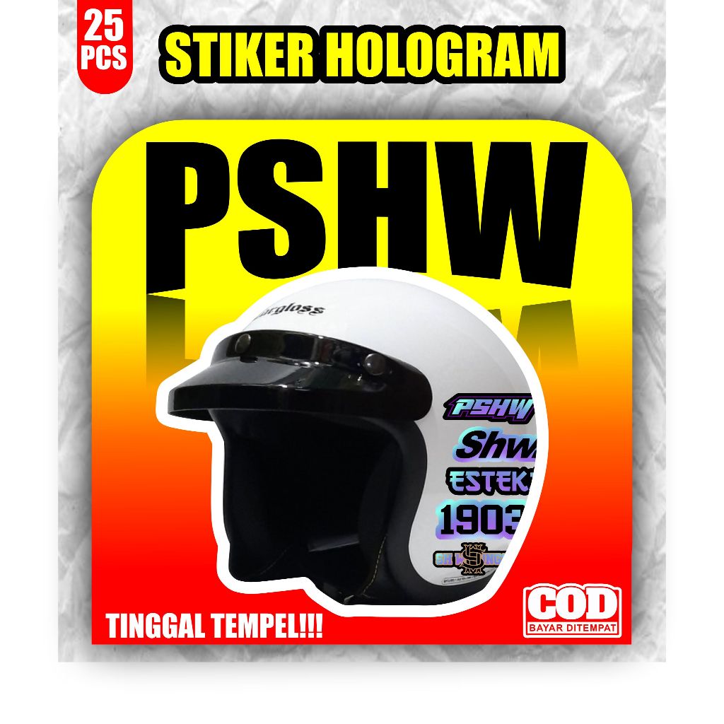 

Stiker Perguruan PSHW Setia Hati Winongo isi 25pcs Stiker pack Hologram anti air tinggal tempel [ Pw04 ]