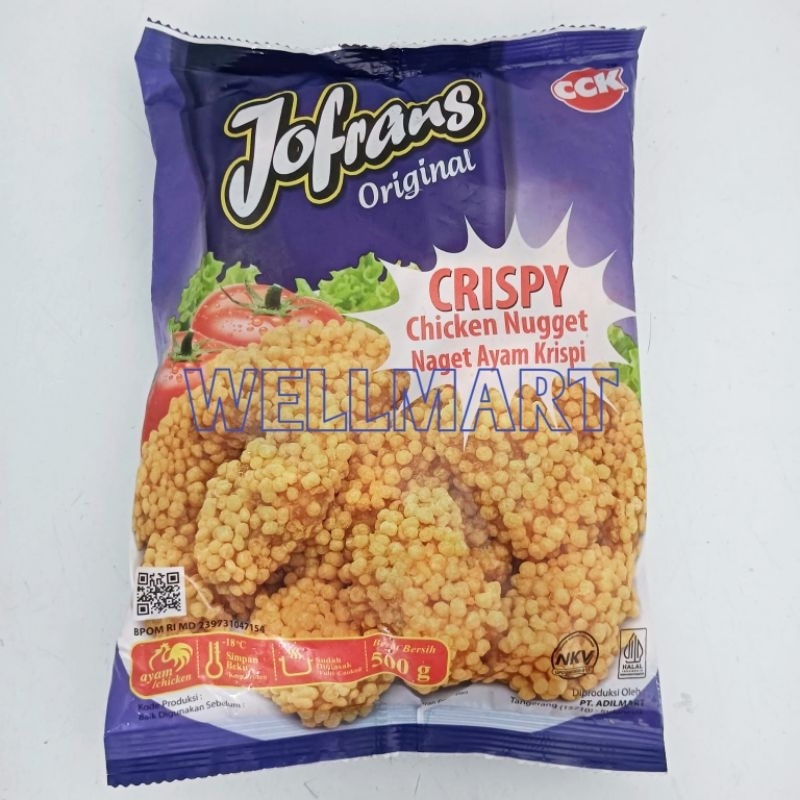 

Jofrans Crispy Chicken Nugget 500gr Naget Ayam Krispi