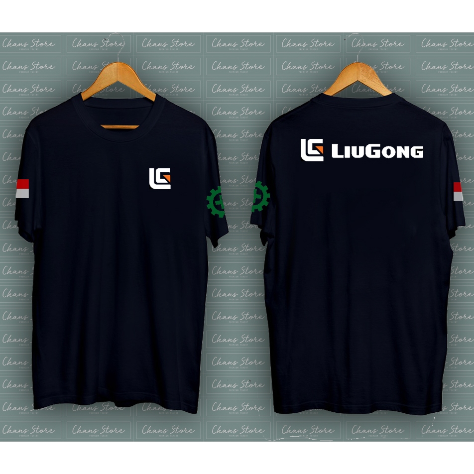 Kaos Liugong LOGO Alat Berat Premium Tshirt Cotton combed 30s