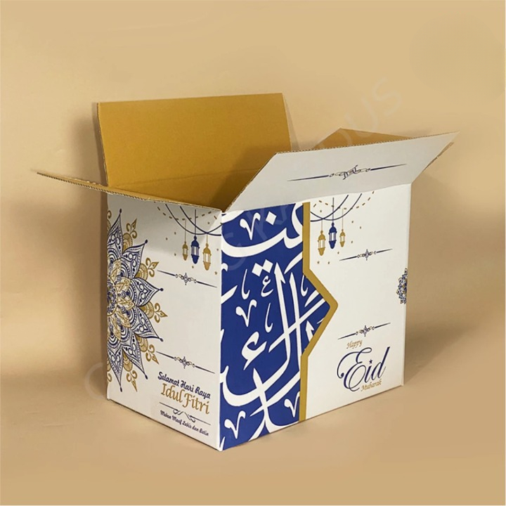 

Box Eid Arabic Dus Hampers Parcel Idul Fitri Sembako Lebaran Ukuran 42x28x34 Cm