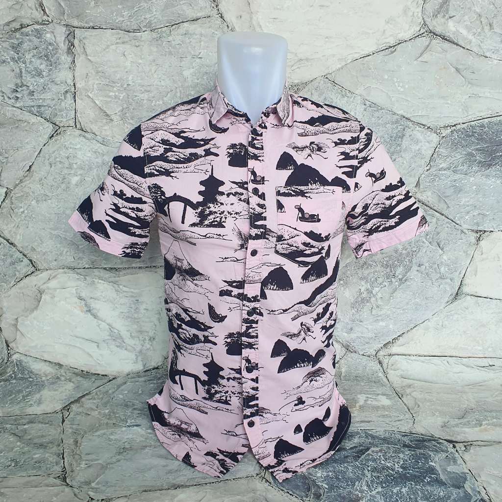 Baju Kemeja Wanita / Anak DIVIDED H&M - Size XS / S / LD 43 cm - Original - Second