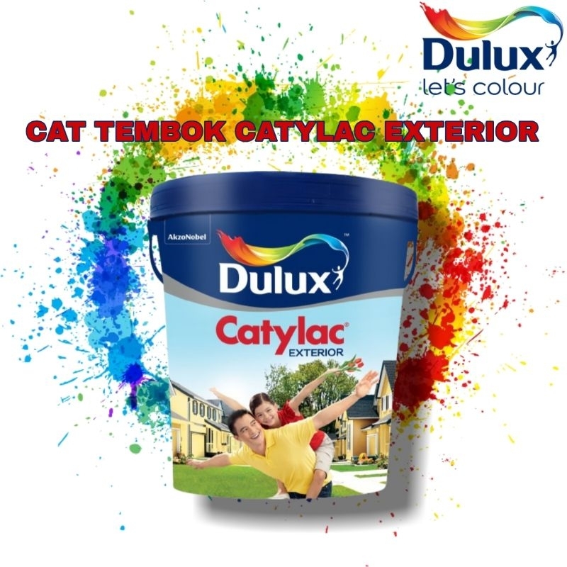 Cat Dulux Catylac Exterior Cat tembok Catylac Luar Ruangan Cat Tembok Dulux Catylac Luar Kemasan 5kg