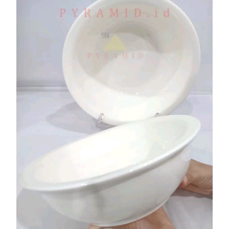 Mangkok Sop Keramik Pyramid