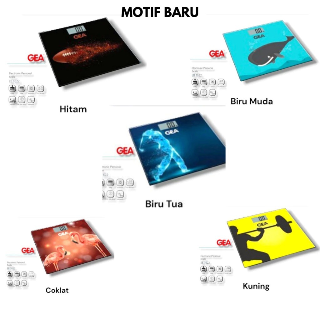 Timbangan badan digital Merk GEA EB 1622