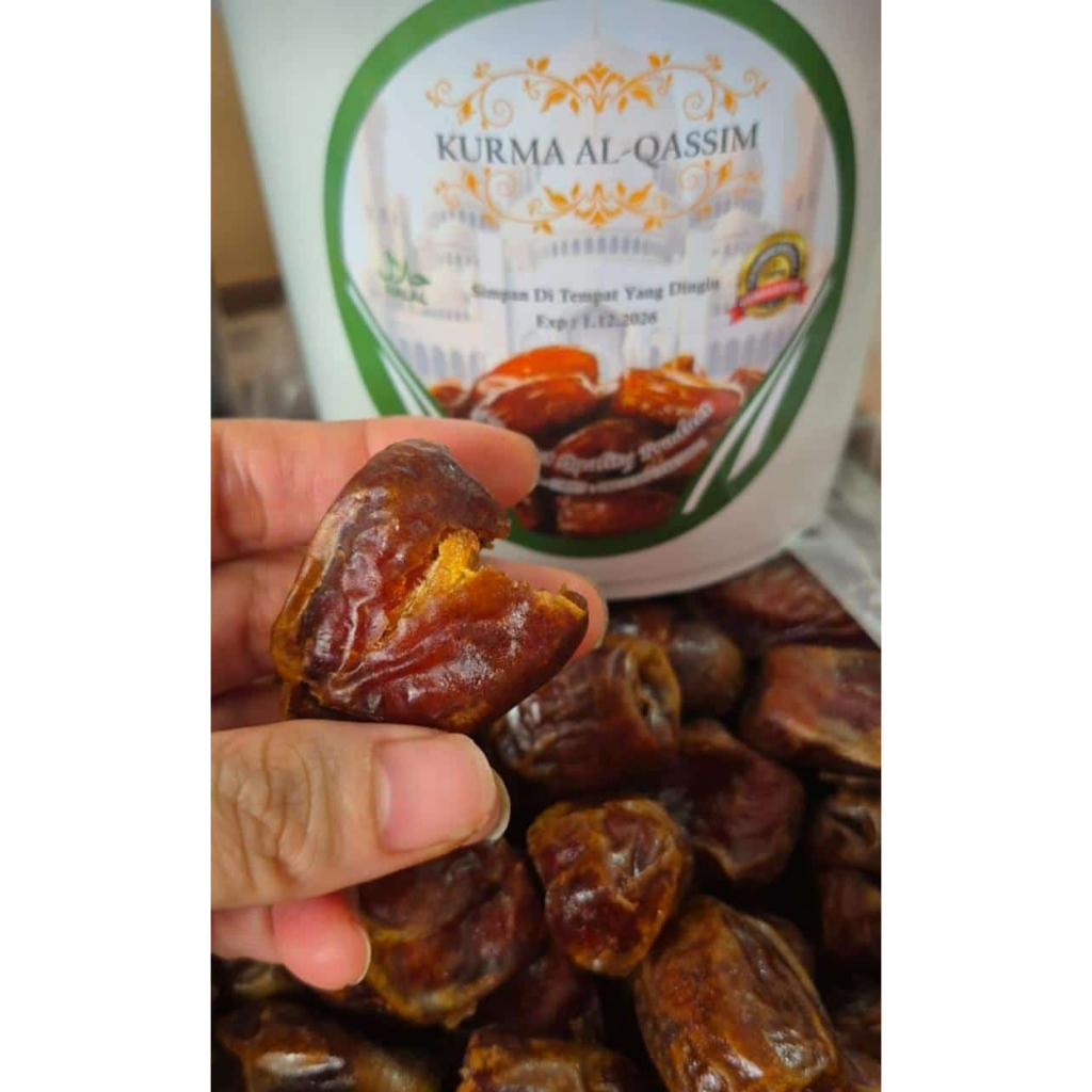 

Kurma Al Qassim 500 gr, KURMA PREMIUM 100%, Packing dus, dijamin puas, Exp 01/02/2026