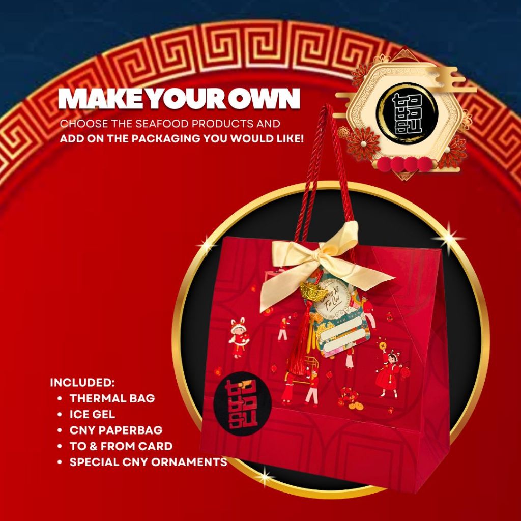 

ADD ON PAPERBAG HAMPERS CHINESE NEW YEAR | IMLEK | TOYOSU