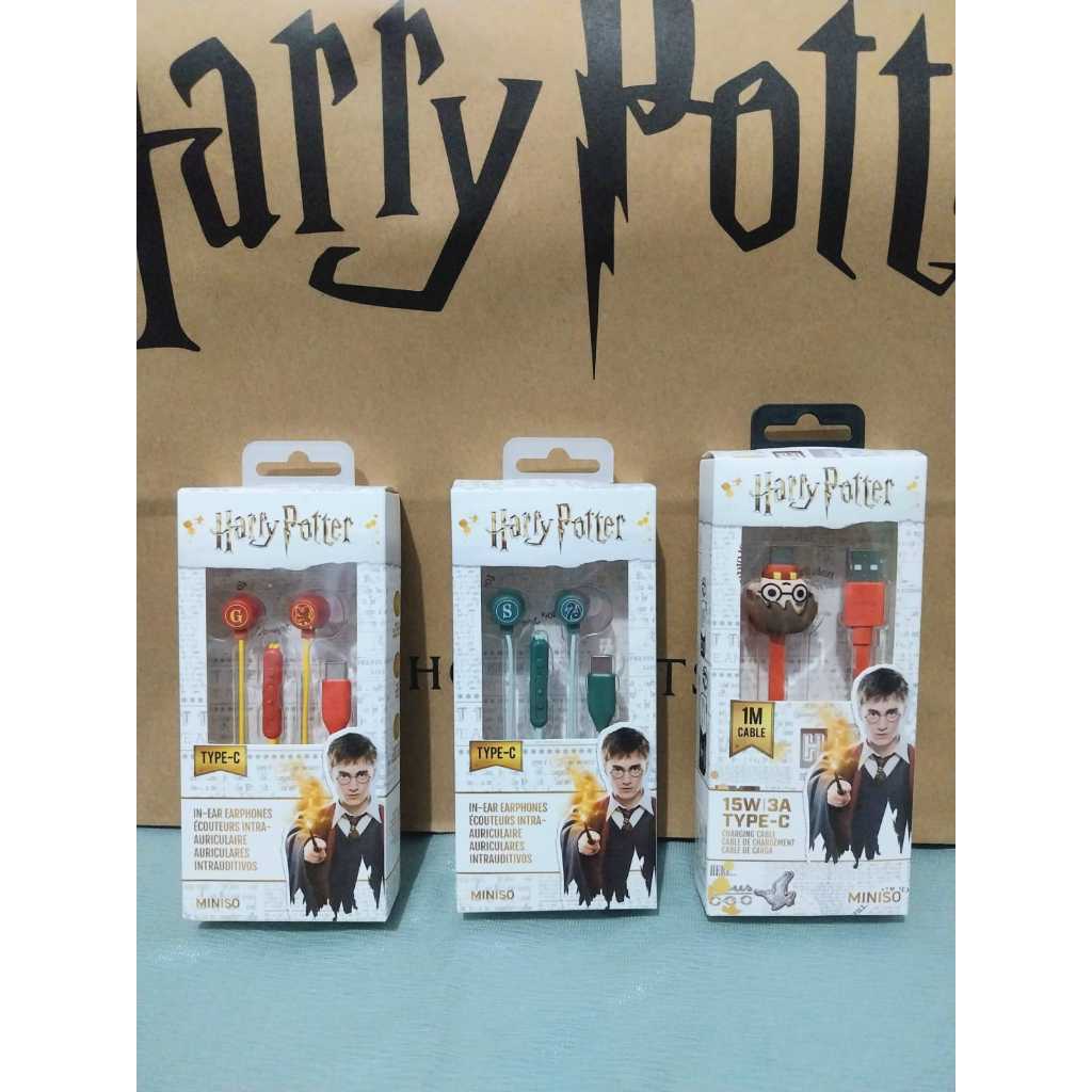 Aksesoris Handphone (Earphone, Phone Holder, Phone Grip) Harry Potter - Miniso x Harry Potter