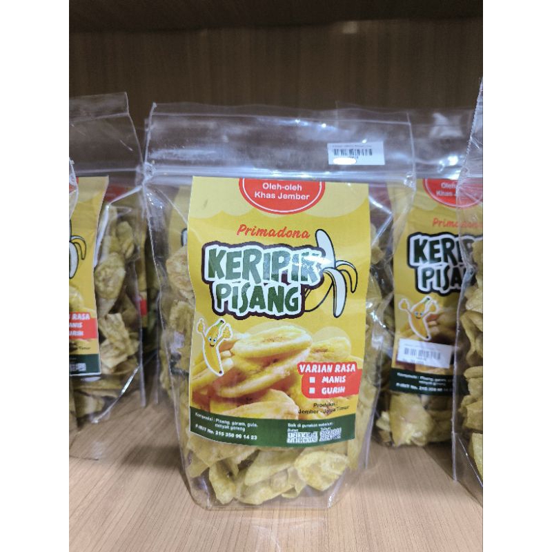 

Keripik Pisang Manis Primadona