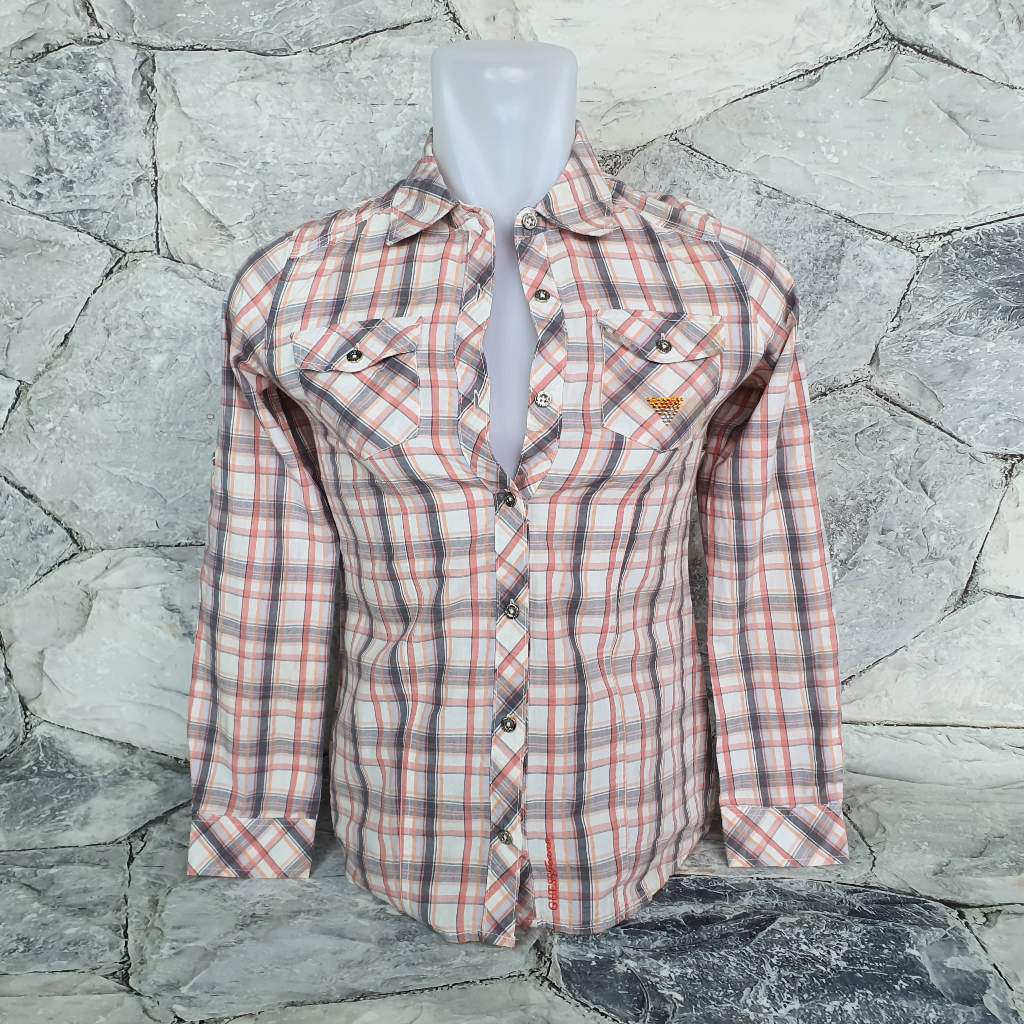 Baju Kemeja Wanita / Anak GUESS - Size S / LD 44 cm - Original - Second