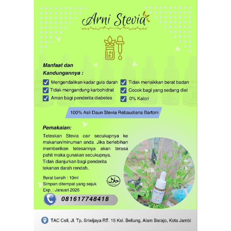 

Stevia Tetes Homemade 10ml