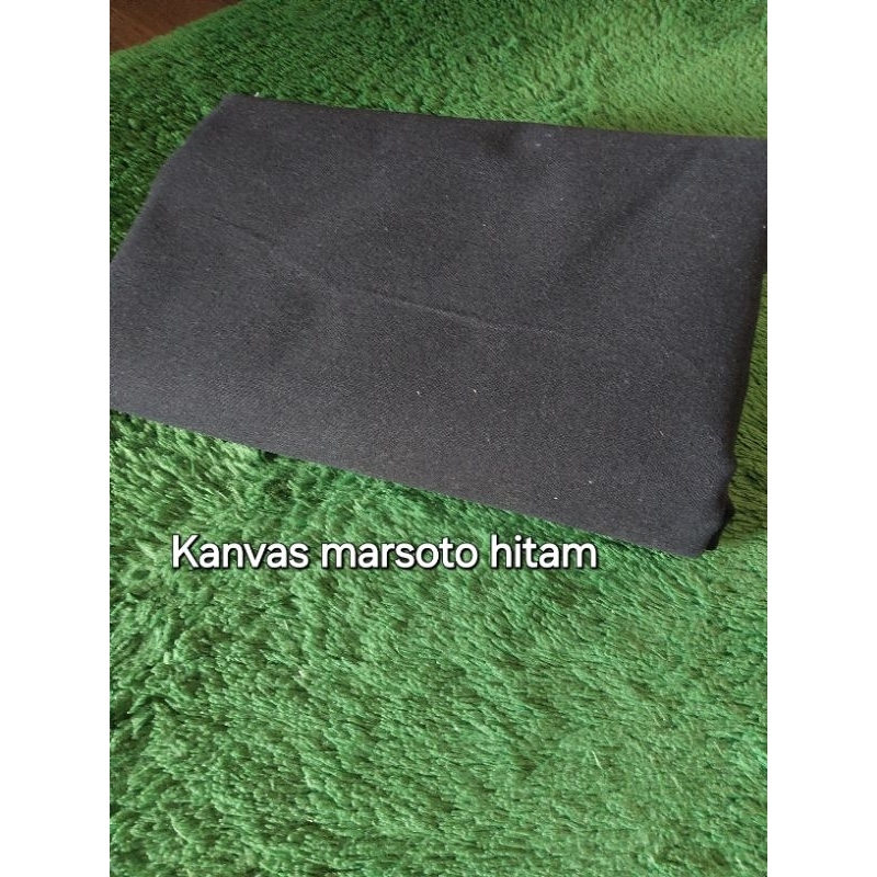 

Kain kanvas marsoto hitam 12 oz