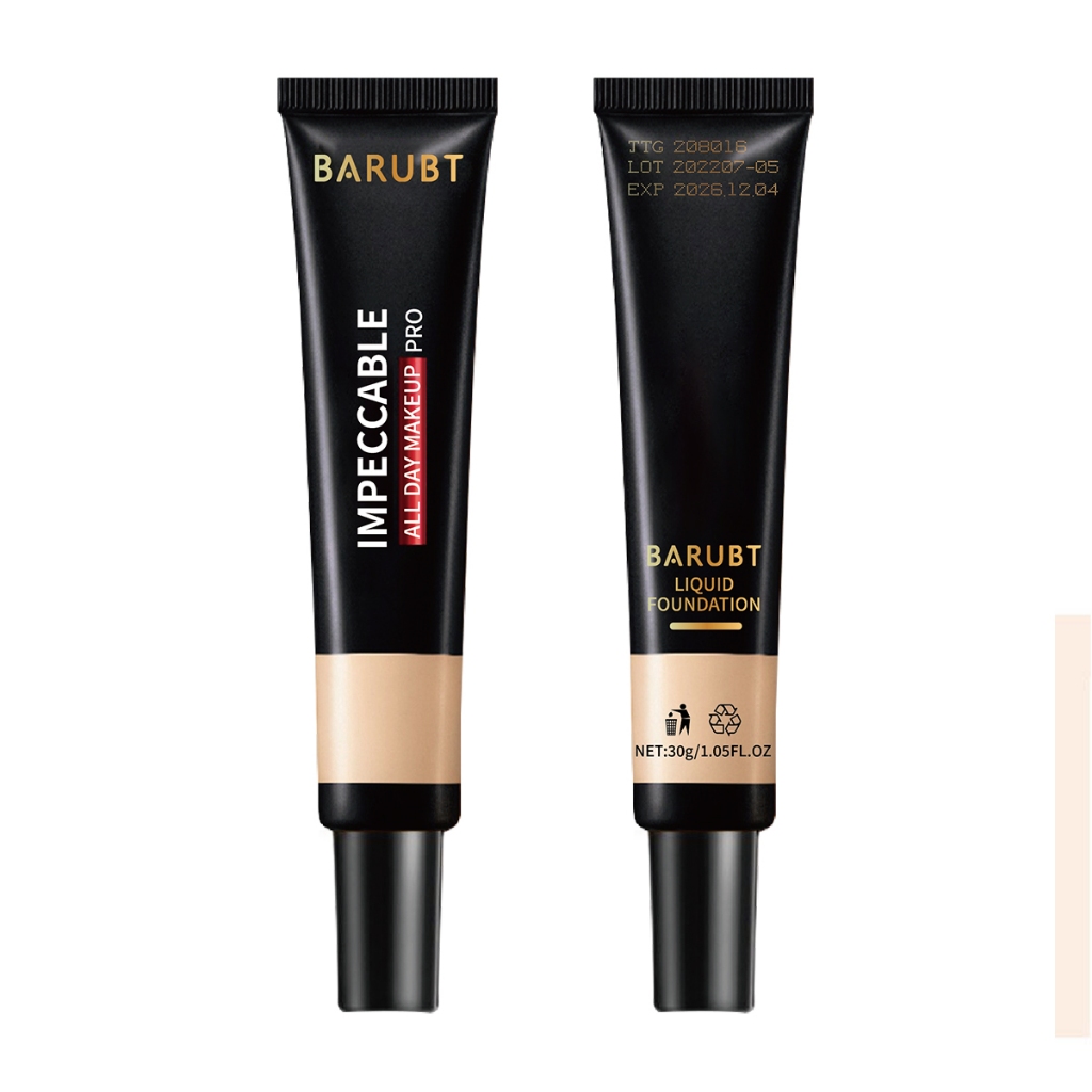 【BPOM】BARUBT -  sembunyikan krim dasar bedak/berkilauan tutup bubuk cair #