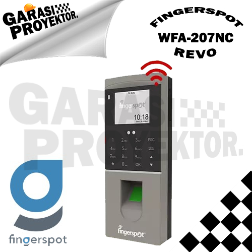 Mesin Absensi Fingerspot Revo WFA-207NC WIFI | Revo WFA 207 NC
