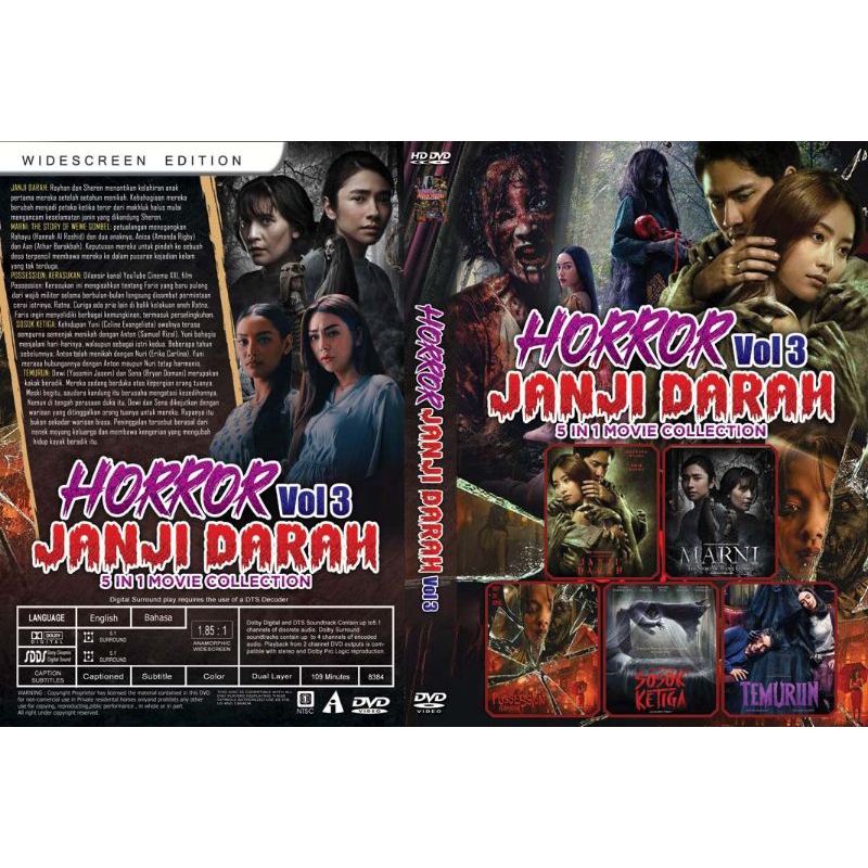 Kaset Film Koleksi Indo Horror Janji Darah Vol. 3