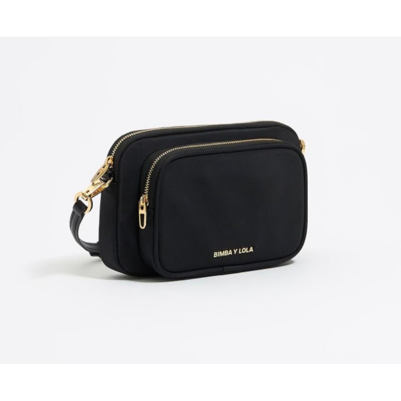 Bimba Y Lola Mini Bag Nylon Crossbody Black
