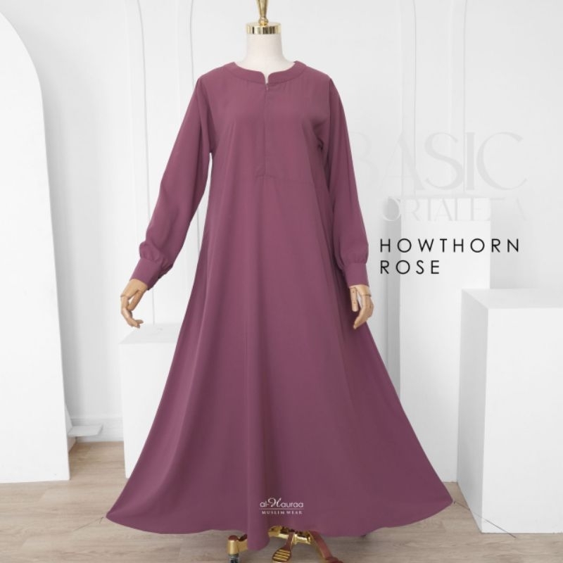 Gamis Basic Fortaleza [HOWTHORN ROSE] BY AL HAURAA