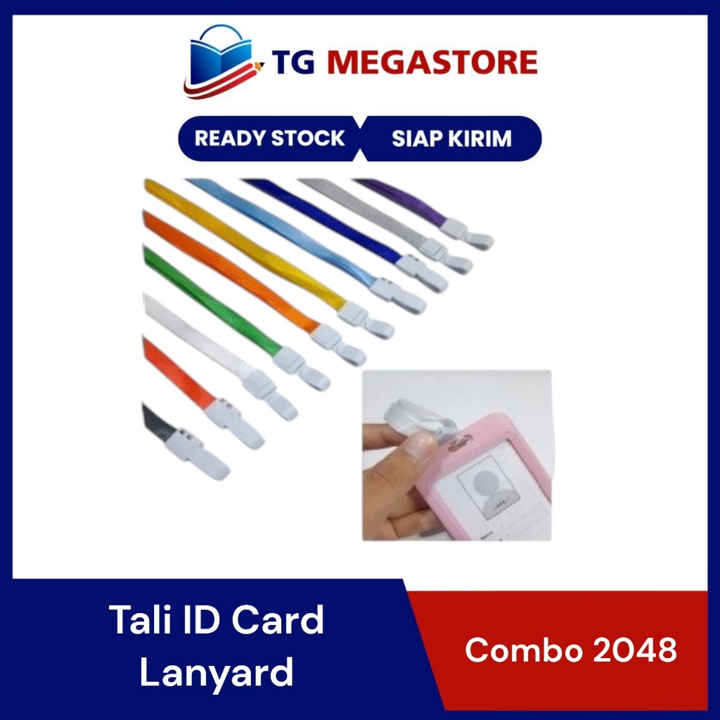 

Tali ID Card Lanyard / Gantungan Tali ID Card Combo 2048