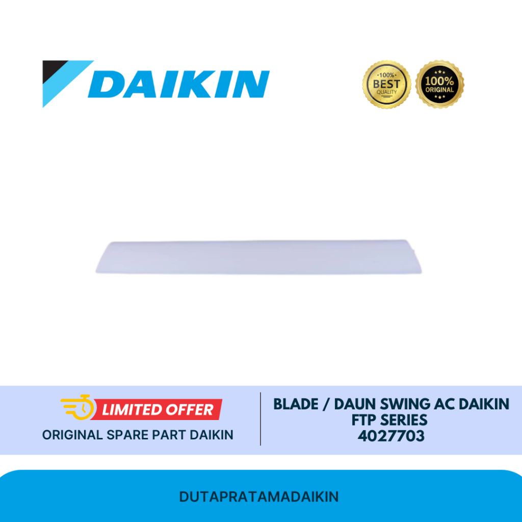 BLADE / DAUN SWING AC DAIKIN FTP15AV14 FTP15AV149 FTP25AV14 FTP25AV149 ORIGINAL 4027703