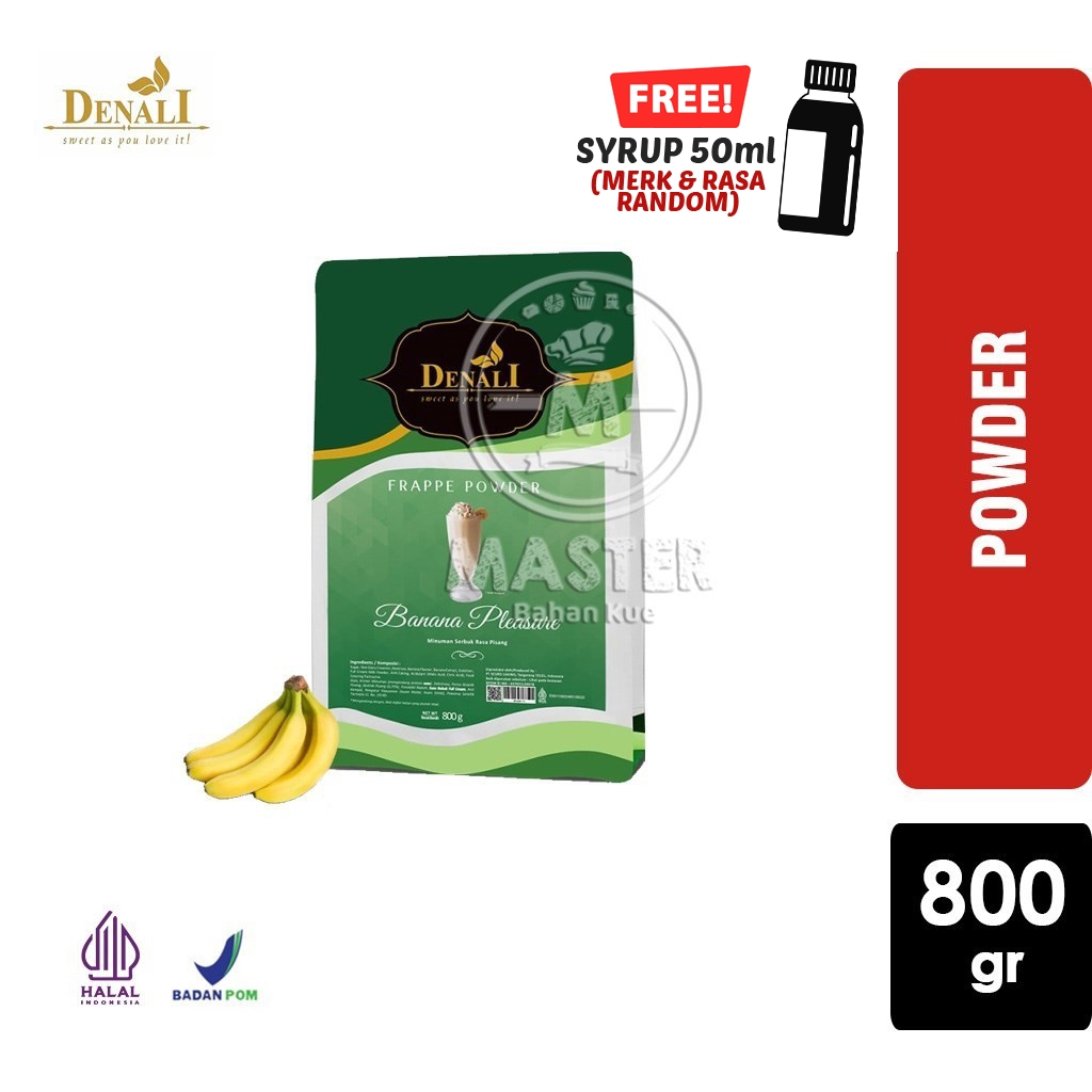 

Minuman Bubuk Banana DENALI Frappe Powder [800 gr]