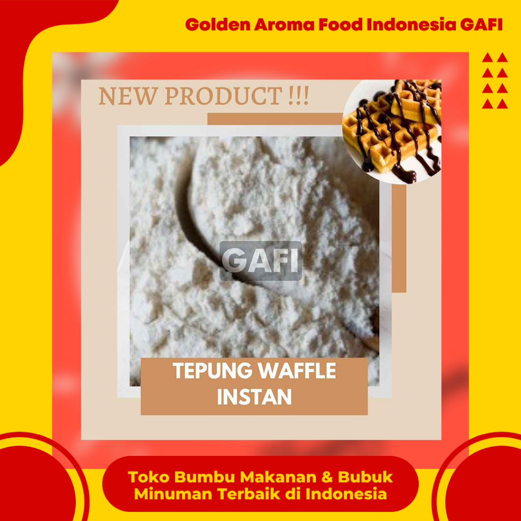 

Jual Produk Tepung Premix Waffle 1 KG Tepung Premix Waffle Instan Termurah dan Terlengkap GAFI Cookies Kekinian Resseller Jualan Jajanan Viral