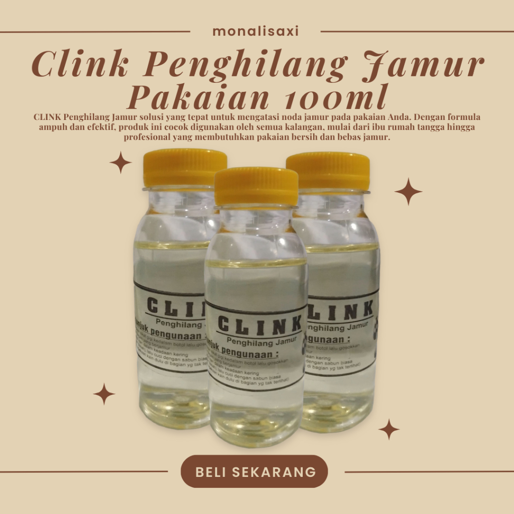 Clink Obat Penghilang Jamur Pada Pakaian 100ml