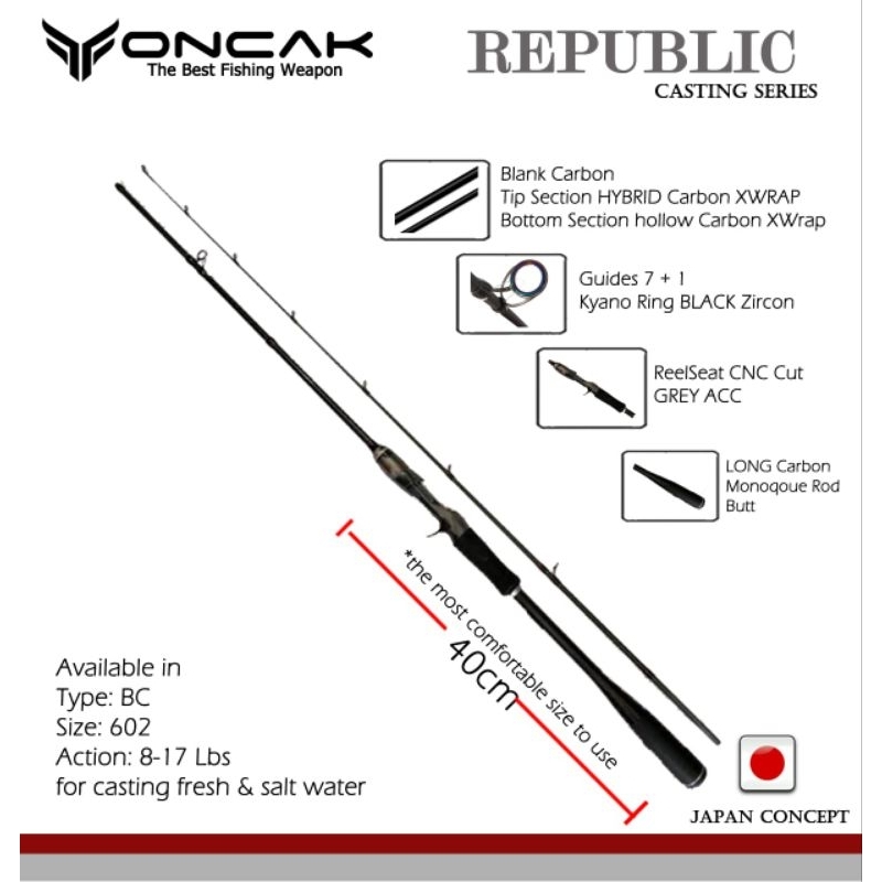 Joran Baitcasting Oncak Republic