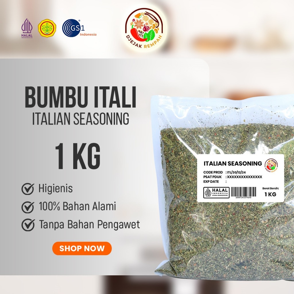 

Italian Herbs Seasoning (Kemasan 250 Gr - 500 Gr)