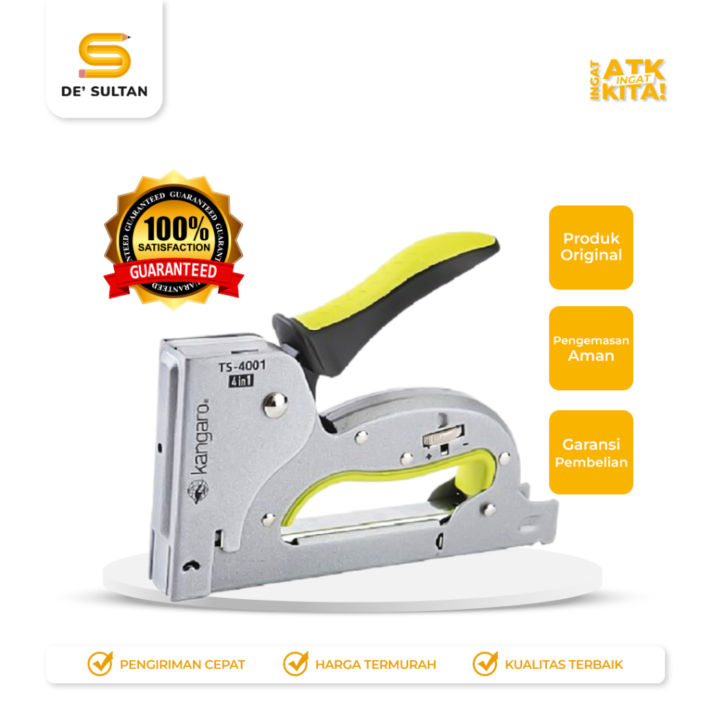 

KANGARO STAPLER TEMBAK/ GUN TRACKER 4 IN 1 TS-4001/Z (1PC)