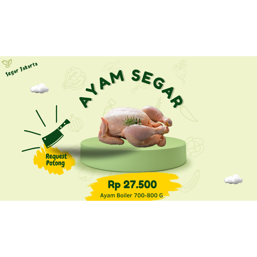 

Ayam Boiler Frozen | Fresh Potong Langsung [Size 700 - 800 gram]