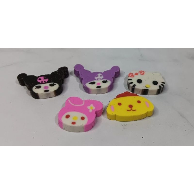 

penghapus kuromi, hello kitty isi 5pcs