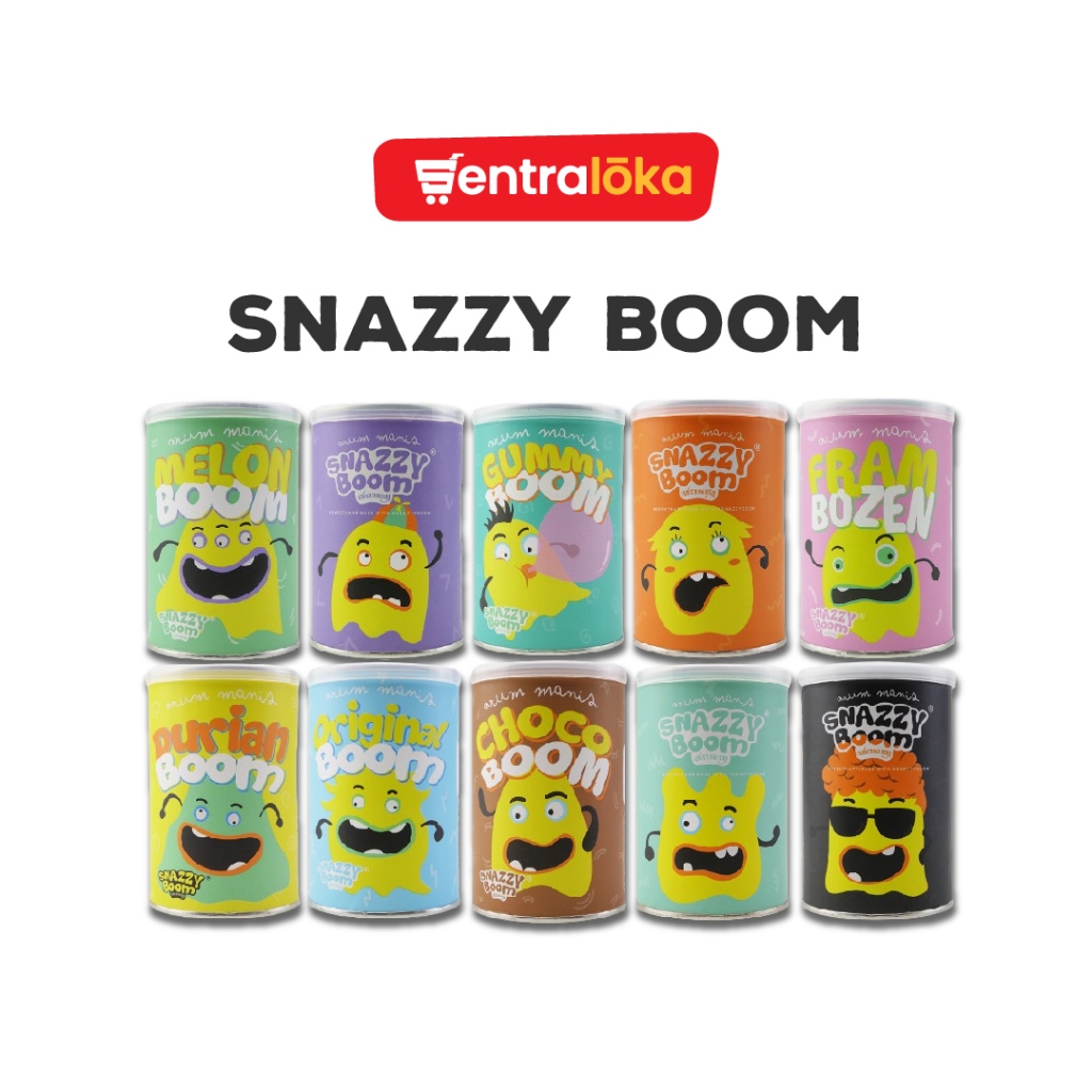 

Snazzy Boom - Arum Manis / Rambut Nenek /Gulali / Arbanat Cans Edition 60g