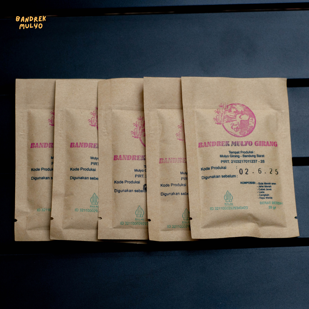 

Bandrek Mulyo Khas Bandung Jawa Barat 5 Sachet
